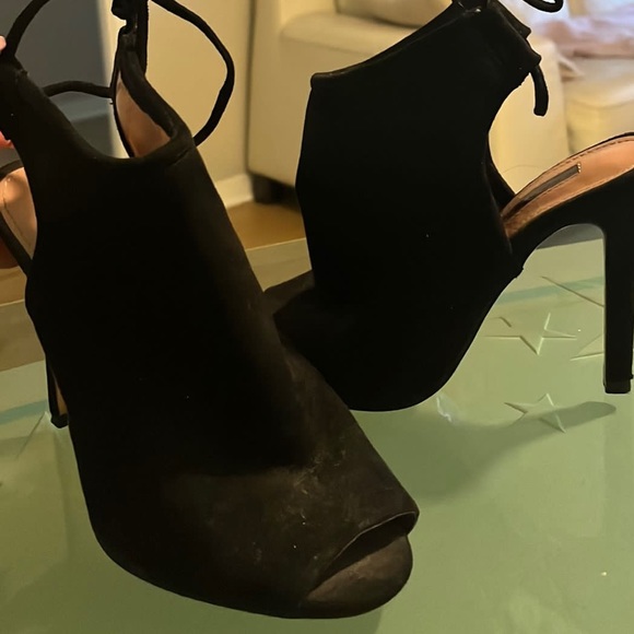 Bcbg generation suede sandals heels open toe - Picture 3 of 4